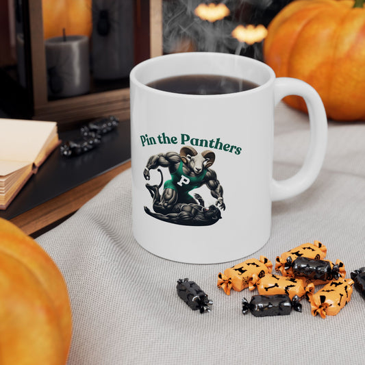 Pennridge Wrestling - Pin the Panthers - 15 oz Ceramic Mug