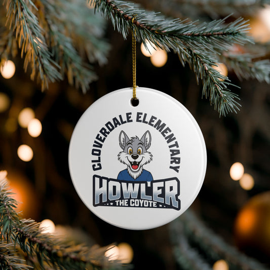 Coverdale Elementary Ceramic Christmas Ornament